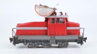 Märklin H0 3044 E-Lok Rangierlok DHG 500 rot silber Wechselstrom (Pantograph beschädigt)