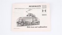 Märklin H0 3044 E-Lok Rangierlok DHG 500 rot silber Wechselstrom (Pantograph beschädigt)