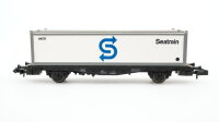 Fleischmann N 8240 Behältertragwagen Seatrain Lbs...