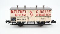 Minitrix N 13643 Gedeckter Güterwagen Bolle G 10...