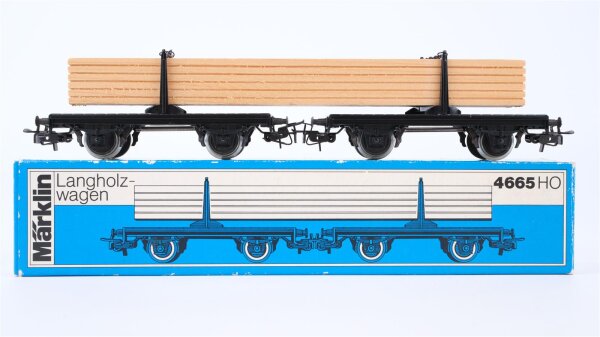 Märklin H0 4665 Langholzwagen