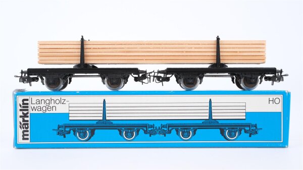 Märklin H0 4665 Langholzwagen
