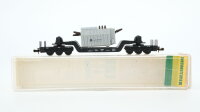 Minitrix N 3298 Tiefladewagen, Ladung: Trafo Siemens SSt DB