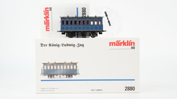 Märklin H0 2880 Der König-Ludwig-Zug Wagen für Gefolge und Reise-Commissär (Teil 2) K.Bay.Sts.B.