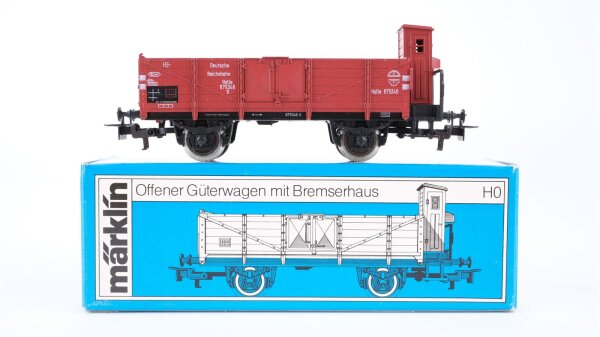 Märklin H0 4696 Offener Güterwagen mit Bremserhaus  O 10 der DRG