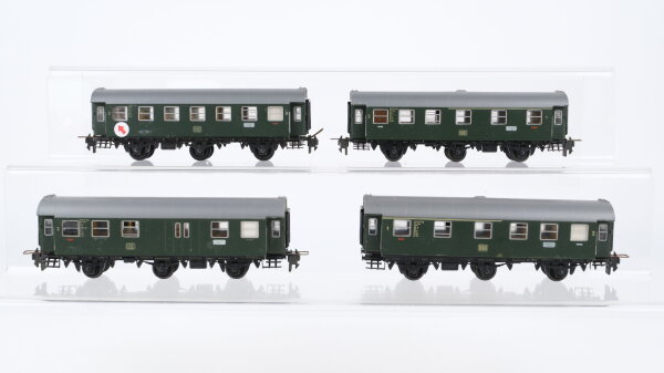 Trix H0 Konvolut Umbauwagen 1./2. Kl. mit einem Gepäckabteil DB