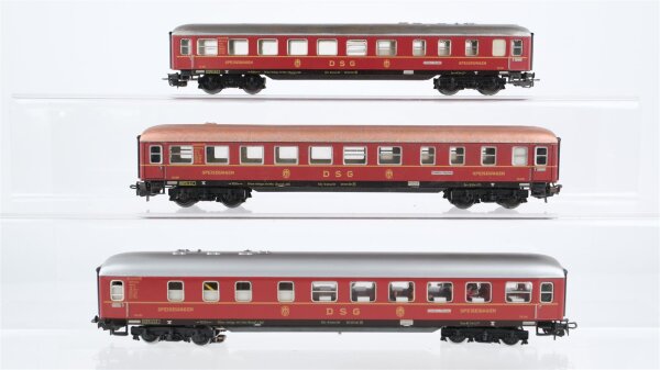 Märklin H0 Konvolut Speisewagen "Mitropa" DSG (Dach bemalt)