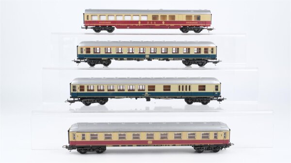 Lima H0 Konvolut TEE Speisewagen Abteilwagen 1. Kl. Reisezugwagen 1./2. Kl. mit einem Gepäckabteil DB (Gewichte angeklebt)