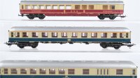 Lima H0 Konvolut TEE Speisewagen Abteilwagen 1. Kl. Reisezugwagen 1./2. Kl. mit einem Gepäckabteil DB (Gewichte angeklebt)