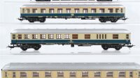 Lima H0 Konvolut TEE Speisewagen Abteilwagen 1. Kl. Reisezugwagen 1./2. Kl. mit einem Gepäckabteil DB (Gewichte angeklebt)
