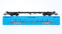 Märklin H0 4663 Flachwagen mit Rungen DB