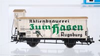 Märklin H0 Konvolut gedeckte Güterwagen "Aktienbrauerei zum Hasen Wulle Stuttgart Früh Kölsch Esslinger Brauerei-Gesellschaft Landsfron Pils) DR u.a.