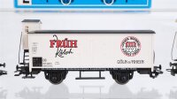 Märklin H0 Konvolut gedeckte Güterwagen "Aktienbrauerei zum Hasen Wulle Stuttgart Früh Kölsch Esslinger Brauerei-Gesellschaft Landsfron Pils) DR u.a.