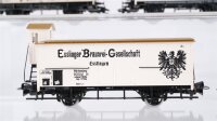 Märklin H0 Konvolut gedeckte Güterwagen "Aktienbrauerei zum Hasen Wulle Stuttgart Früh Kölsch Esslinger Brauerei-Gesellschaft Landsfron Pils) DR u.a.