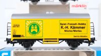 Märklin H0 Konvolut Kühlwagen "Weismainer Püls-Bräu Werner Bräu Spiel-Freizeit-Hobby K.-H. Kämmer" DB u.a.