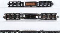 Märklin H0 Konvolut Tiefladewagen mit Trafo/Holzblock "AEG, 50 Jahre Obstverwertung Grünewald" DB (Abbrüche)
