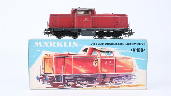 Märklin H0 3072 Diesellok BR V100 2215 DB Wechselstrom (Licht defekt)
