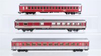 Märklin H0 Konvolut Reisezugwagen 2. Kl. Speisewagen Schlafwagen "TEN" DB (Kupplung fehlt)