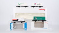 Märklin H0 Konvolut Containertragwagen...