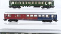 Märklin H0 Konvolut Schnellzugwagen 1./2. Kl. mit einem Speiseabteil Gepäckwagen DB