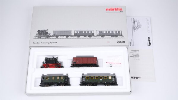 Märklin H0 26559 Zugpackung Dampflok BR 98 318 DR "Glaskasten" Wechselstrom Digital Mfx