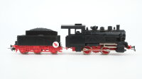 Piko H0 Dampflok mit Tender schwarz Gleichstrom