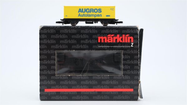 Märklin Z 8615A114 Containerwagen "Augros Autolampen" DB
