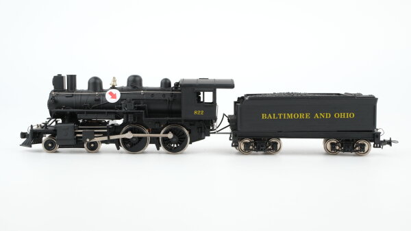 Mehano H0 US-Dampflok mit Tender BR 822 B&O Gleichstrom