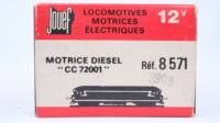Jouef H0 8571 Diesellok BR CC 72001 SNCF 3 Leiter Gleichstrom Umbau