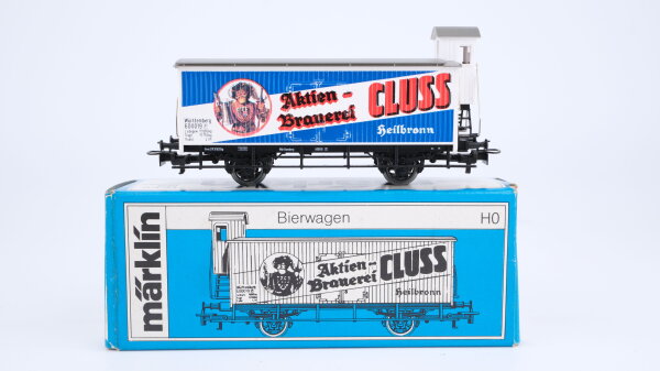 Märklin H0 4780 Bierwagen (CLUSS) mit Bremserhaus Gk 10 der K.W.St.E.