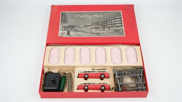 Eheim H0 Trolley Bus Startpackung Fahrzeug vermutlich verharzt