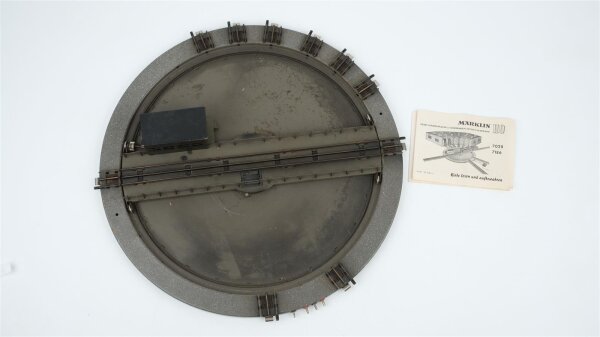Märklin H0 410 Drehscheibe mit Bedienungsanleitung 1966