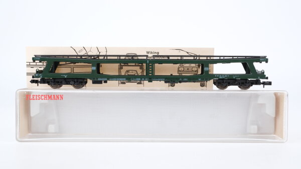 Fleischmann N 8284 Autotransportwagen unbeladen DDm 915 DB