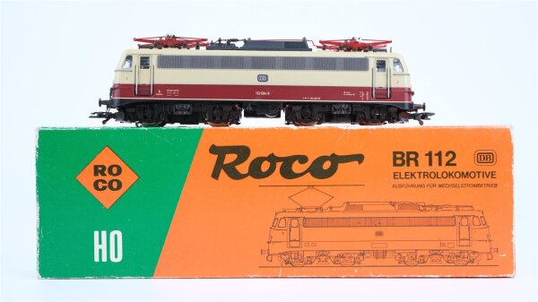 Roco H0 14138S E-Lok BR 112 504-6 DB Wechselstrom (Licht defekt)