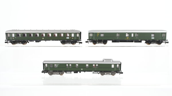 Fleischmann N Konvolut Schnellzugwagen 2. Kl. Postwagen Gepäckwagen DB