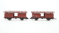 Minitrix  N 15244 Autotransporter mit 8 Fahrzeugen DB