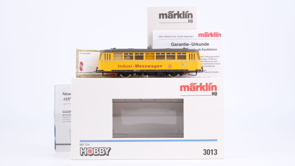 Märklin H0 3013 Triebwagen "Indusi-Messwagen" BR 724 003-9 DB Wechselstrom (vermutlich verharzt)
