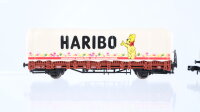 Arnold N Konvolut gedeckter Güterwagen "Knorr" Kühlwagen "BASF" Niederbordwagen mit Plane "Haribo" DB