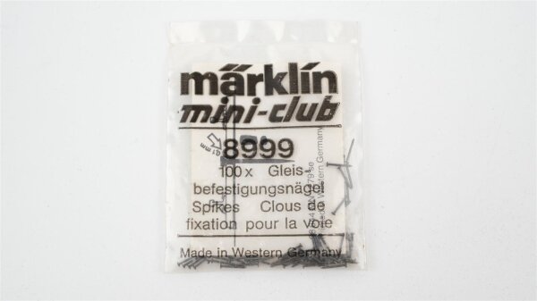 Märklin Z 8999 Miniclub Gleisbefestigungsnägel, 100 Stück