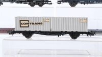 Röwa H0 Konvolut Kesselwagen "VTG" Containertragwagen "Löwenbräu Contrans" DB (Aufkleber teilweise lose)