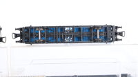 Röwa H0 Konvolut Kesselwagen "VTG" Containertragwagen "Löwenbräu Contrans" DB (Aufkleber teilweise lose)