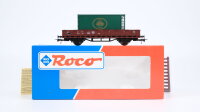 Roco H0 46031 Rungenwagen mit Container (Jever) DB