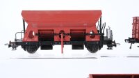 Fleischmann H0 Konvolut Selbstentladewagen Tiertransportwagen DB