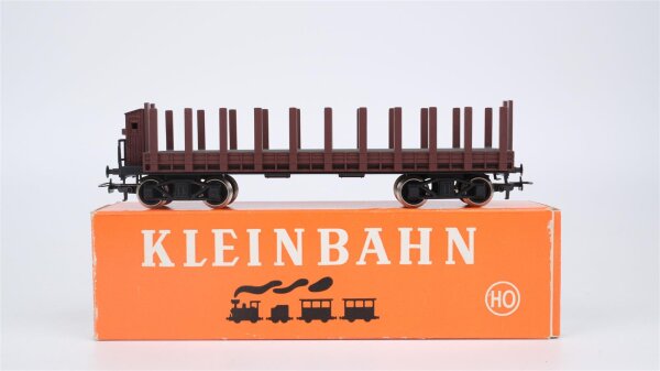 Klein Modellbahn H0 354 Rungenwagen mit Bremserhaus