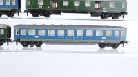 Trix H0 Konvolut Schnellzugwagen 2./3. Kl. "Touropa" Gepäckwagen DB