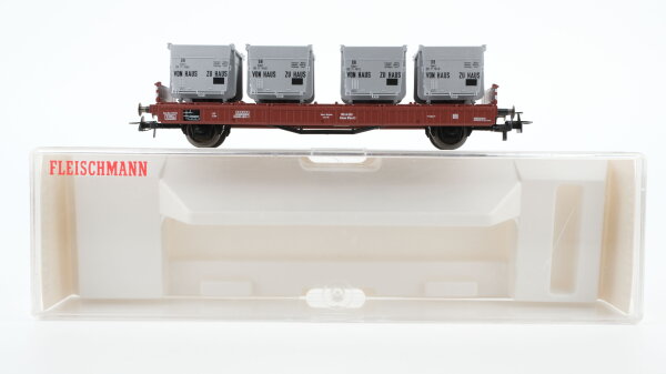 Fleischmann H0 5228K Container-Tragwagen 88 434 063 DB