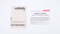 Märklin H0 3013 Triebwagen "Indusi-Messwagen" BR 724 003-9 DB Wechselstrom (ruckelt leicht)