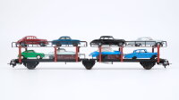 Fleischmann H0 1472B Autotransportwagen mit PKW DB