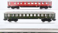 Märklin H0 Konvolut Speisewagen "DSG Mitropa" Schnellzugwagen 2. Kl. Gepäckwagen DB