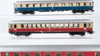 Märklin H0 Konvolut Schlafwagen "TEN" Abteilwagen TEE-Reisezugwagen 1. Kl. DB (Kupplung fehlt)